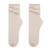 Socks High Elasticity Moisture Wicking Comfortable Pure Color Summer Mid Tube Socks for Adult