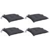 Chair Cushions 4 Pcs Anthracite 40 X 40 X 7 Cm Oxford Fabric
