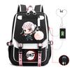 Demon slayer ghost extermination column student schoolbag junior high school student primary school student middle school student backpack