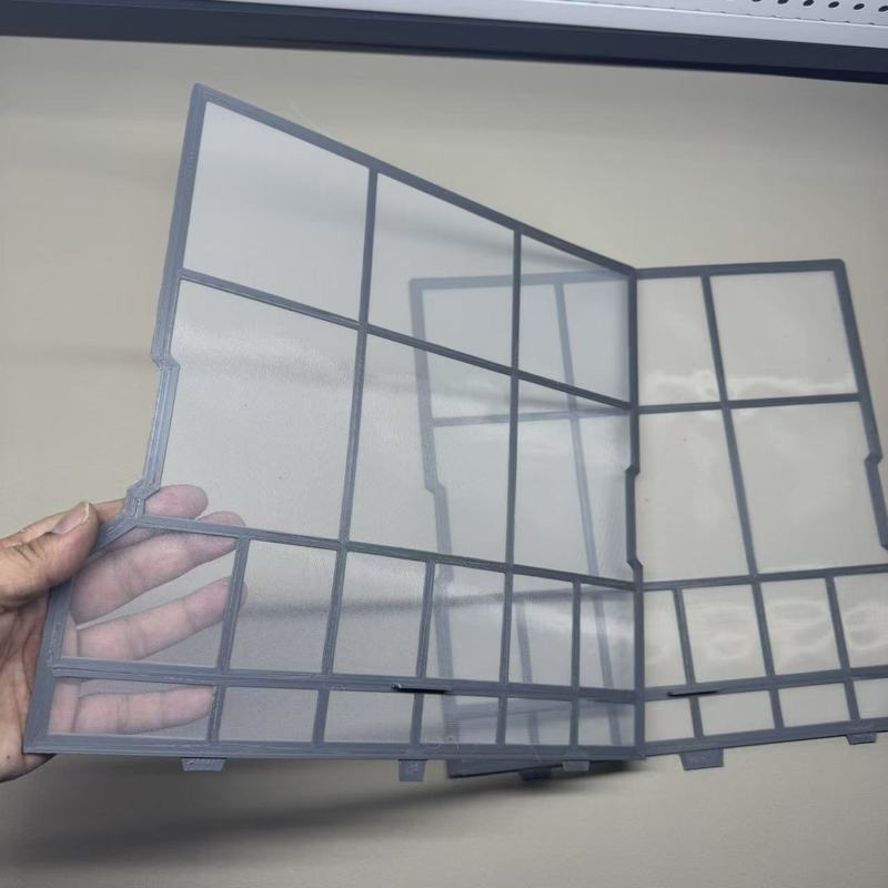 2 PCS/Set Customized Air Conditioner Filter For Hitachi Air Conditioning Dust Screen Size:LEFT 32X30.5cm+ RIGHT 30X30.5cm