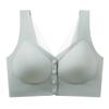 Three-dimensional 1D support front buckle nursing women's comfort without steel ring full fixed cup gathering vest bra 11