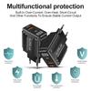 QC3.0+PD 20W Fast Charger: EU/US/UK Plug, High Power Quick Charge