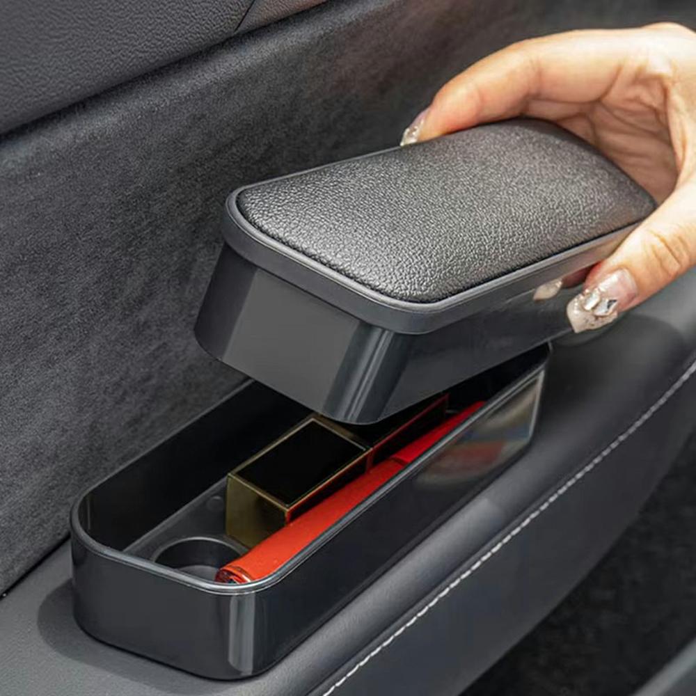 Multi-Functional Storage Car Armrest Elbow Pad Height-Adjustable Vehicle Armrest Box Cushion