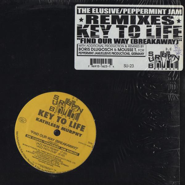 

12inch Record KEY TO LIFE KATHLEEN MURPHY Find Our Way Breakaway The Elusi SU23 SubUrban 1996 US Dance Electronica Used