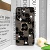 Custodia per Telefono Coppia Gatti Neri Bianchi Cartoni Animati per Google Pixel 9A 8A 7A 6A 7 PRO 8 9 Pro XL 4G 5G Cover Morbida Antiurto Guscio Abbinato
