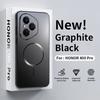 Ultrathin Metallic Paint For Magsafe Magnetic Phone Case For Honor 400 Pro Anti Fall Airbag Bumper Wireless Charge Cover