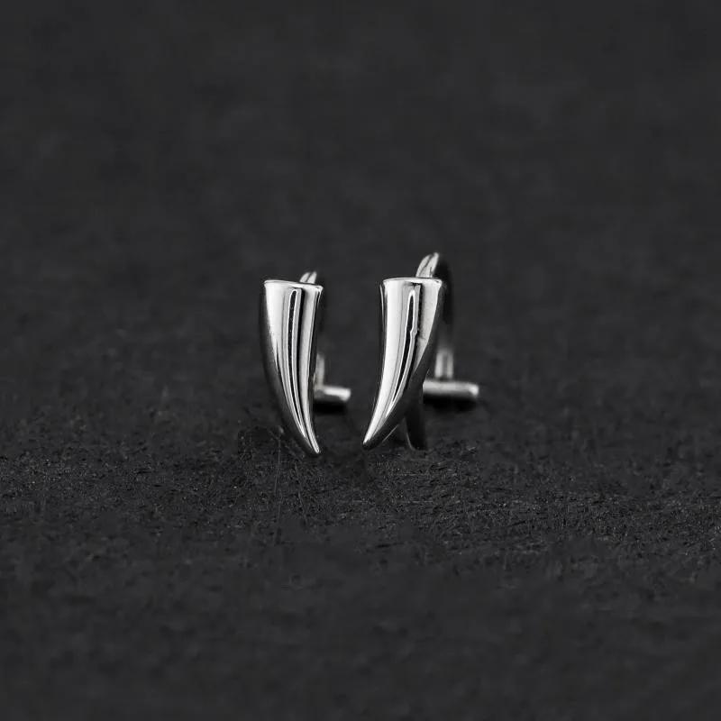 1pair Stainless Steel Personalised Sharp Teeth Fake Piercing Lip Ring Punk Exaggerated Jewelry for Women Gothic Body Jewelry