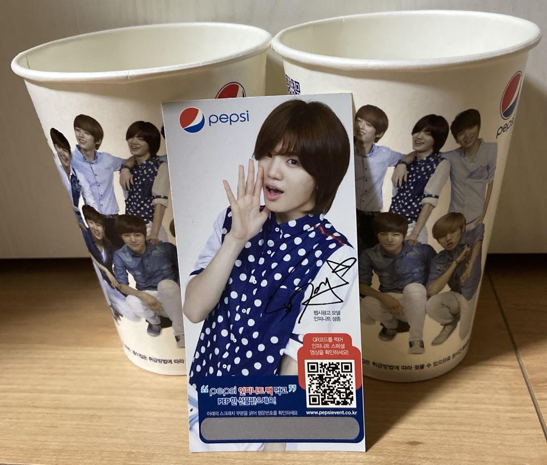 

[Б/У] Infinite Korea коллаборация Lotteria Pepsi Nature Pop