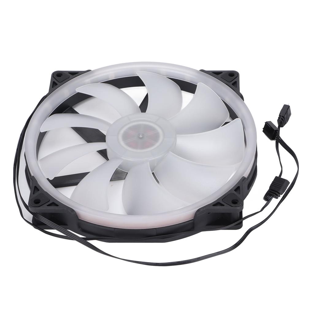 Case Fans Large Air Volume ARGB Light Synchronization Hydraulic Bearing Silent Low Noise 200mm 4PIN PWM 5V Computer Fan