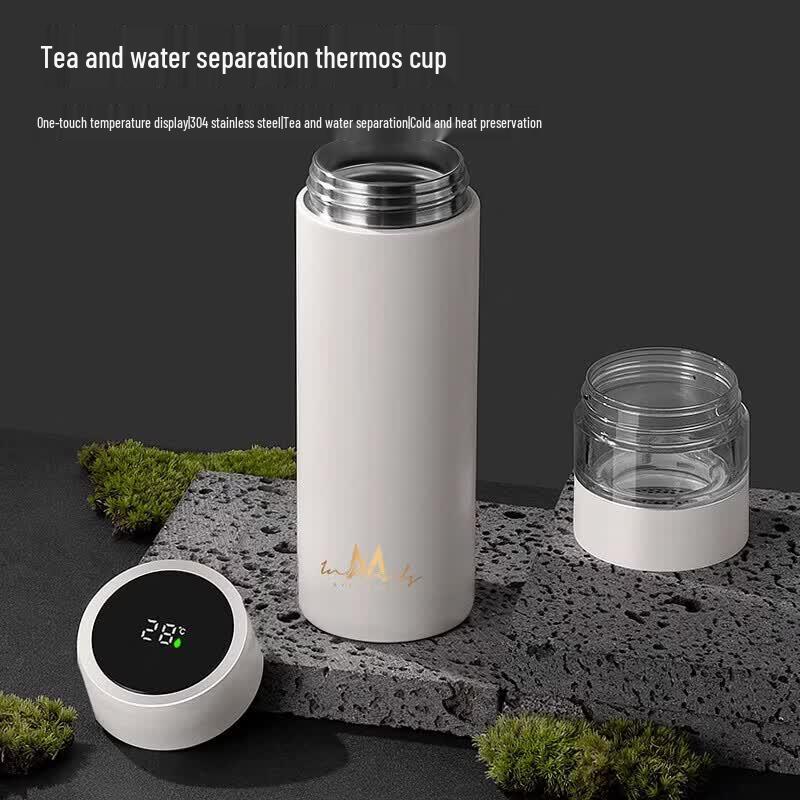 INMINDS Y2308FLB Vacuum Insulated Tea Separation Mug
