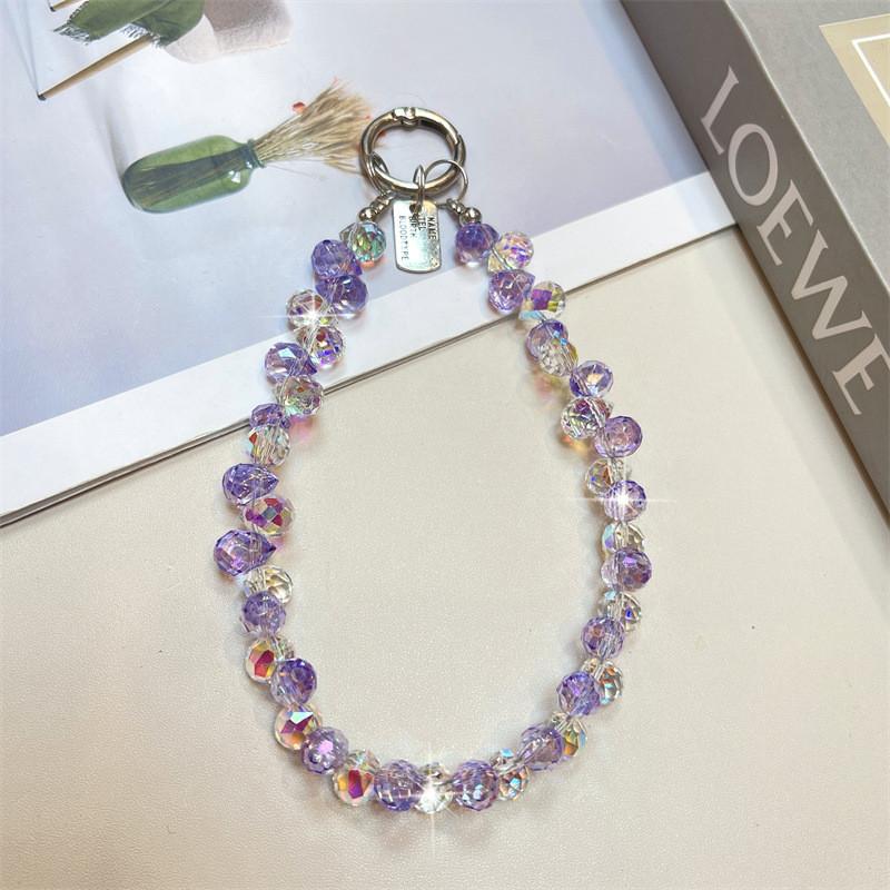 Water Crystal Phone Lanyard With Pvc Chain For Women And Men Personal Accessories