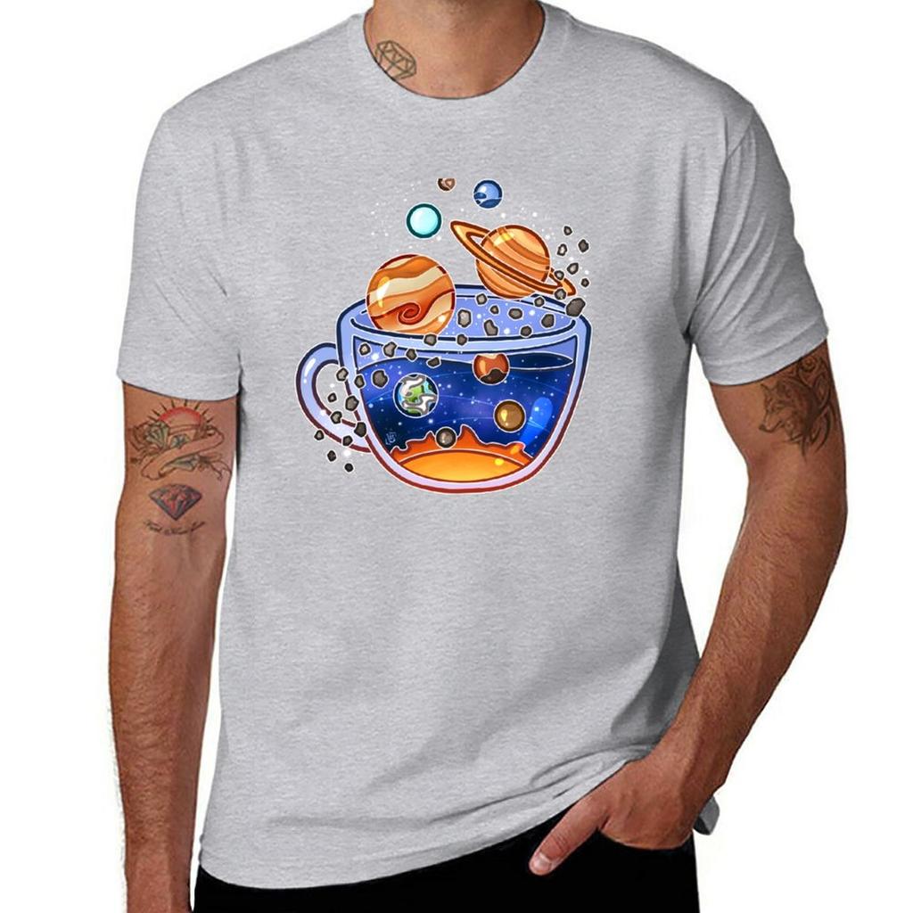 Solar System Tea TShirt kawaii clothes Blouse animal prinfor boys vintage clothes mens t shirt graphic