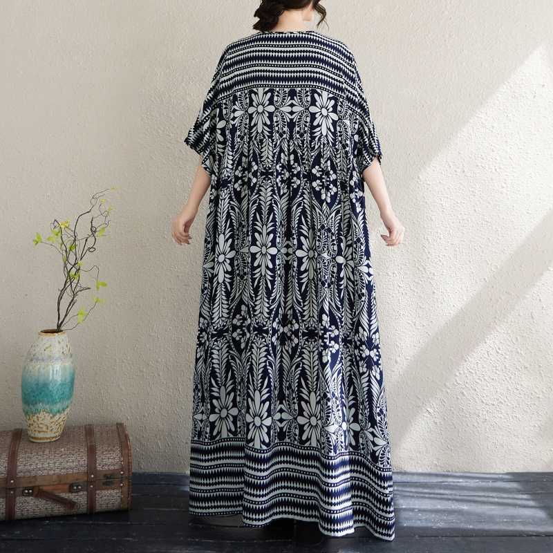 New Women's Loose Bohemian Artistic Dress