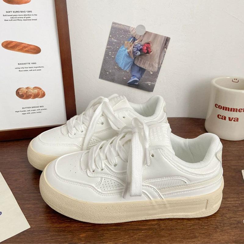 

Little white shoes women s versatile casual board shoes women s spring and autumn 2025 new Korean version of college style far-moving shoes children 35 белый