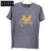 RRL Purple X Yellow Eagle Anchor Short Sleeve T-Shirt Tops S purpleUsed