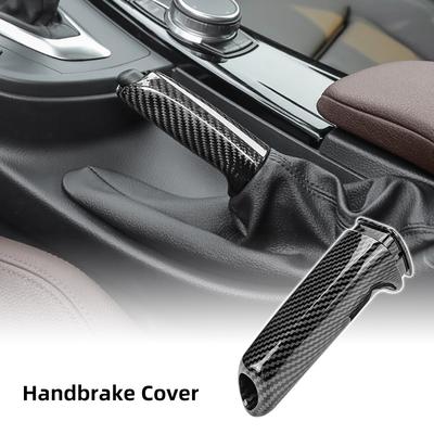 Car Carbon Fiber Color Handbrake Brake Handle Cover for BMW Universal E46 E90 E92 E60 E61 F20 F30 F22 Series