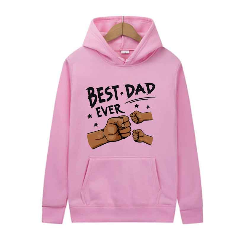 Herbst Schwarz Herren Trend Hoodies Damen Lässig Streetwear Bester Papa Aufdruck Sweatshirts Langarm Harajuku Y2K Tops Frühling Weiß