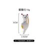 Hand-Painted Ceramic Chopstick Holder Pen Holder Cartoon Cat Japanese Ceramic Small Ornament Chopstick Holder Chopstick Holder Pillow
