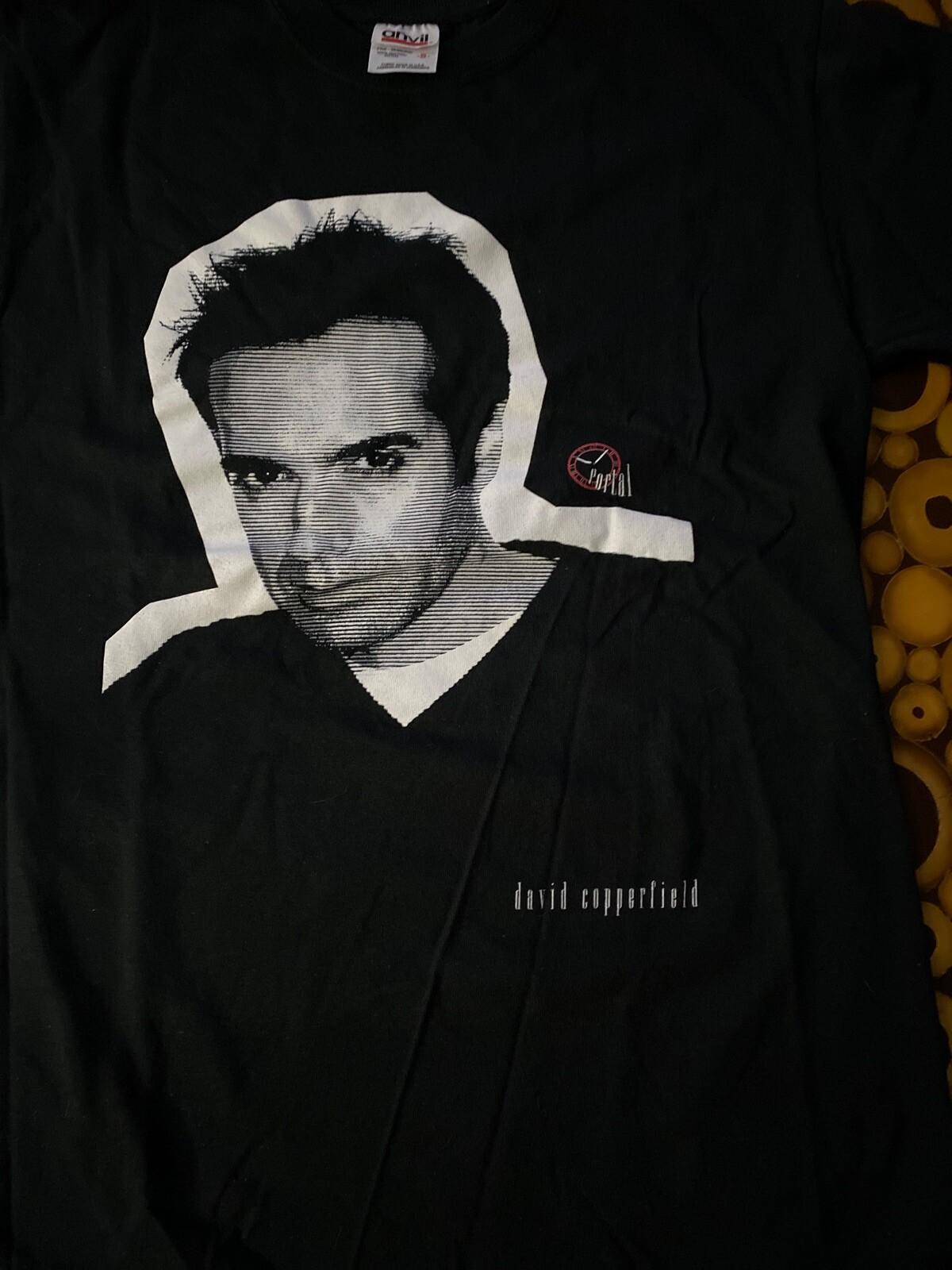 Vintage 90s Small David Copperfield Portal Tour Rare Print Crewneck T-Shirt S Unisex T-Shirt L