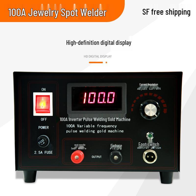 100A Pulse Inverter Welder - Gold and Ring Jewelry Welder, 80A Spot, Necklace, Resistance Tool