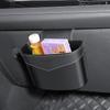 Car Trash Can Mini Trash Bin Garbage Organizer With Plastic Trash Bag Automotive Small Garbage Bin For Home Office Auto Vehicle Car Door Front Back
