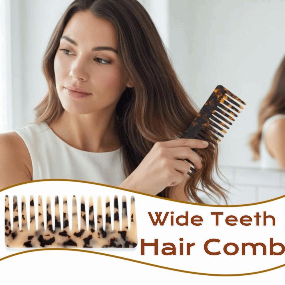 Anti-static Acetate Hair Combs Portable Hair Brush Wide Teeth Hair Comb  Hairdress Salon