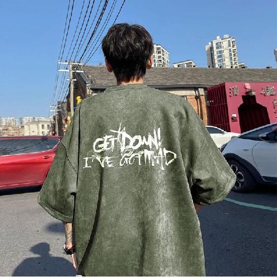 Short Sleeve t Men's Summer T-shirt2025New All-Matching Fashion Brand Trendy Casual Menswear Half Sleeve T T-shirt