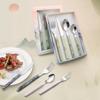 430 Stainless Steel Knife and Fork Set Dune Series Bistro Western Tableware Steak Knife and Fork Dessert Spoon and Fork