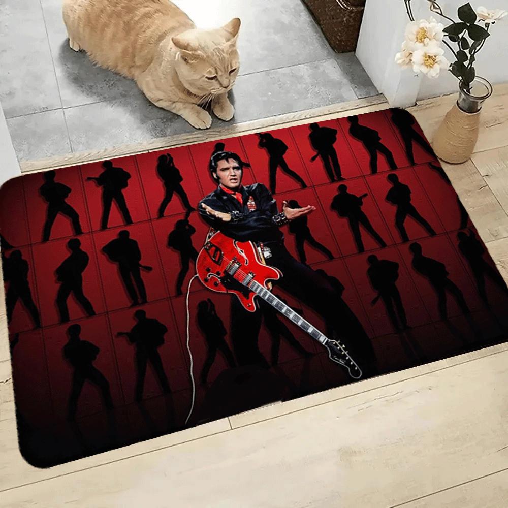 Disney E-Elvis Presley Flurteppich Waschbar Sofa Stühle Bereichsmatte Küche Fußmatte Bereichsteppich Exquisite Heimdekoration