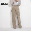 ONLY Women's Retro Distressed Loose Wide-Leg Cargo Pants