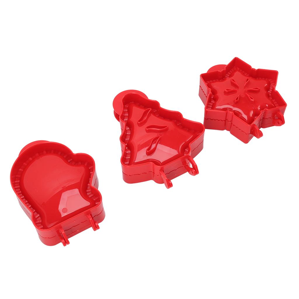 3 szt. Formy do kieszonkowych ciast w kształcie choinki, gwiazdy, rękawicy, praska do ciasta, mini zestaw form do ciasta ręcznego, ciasto