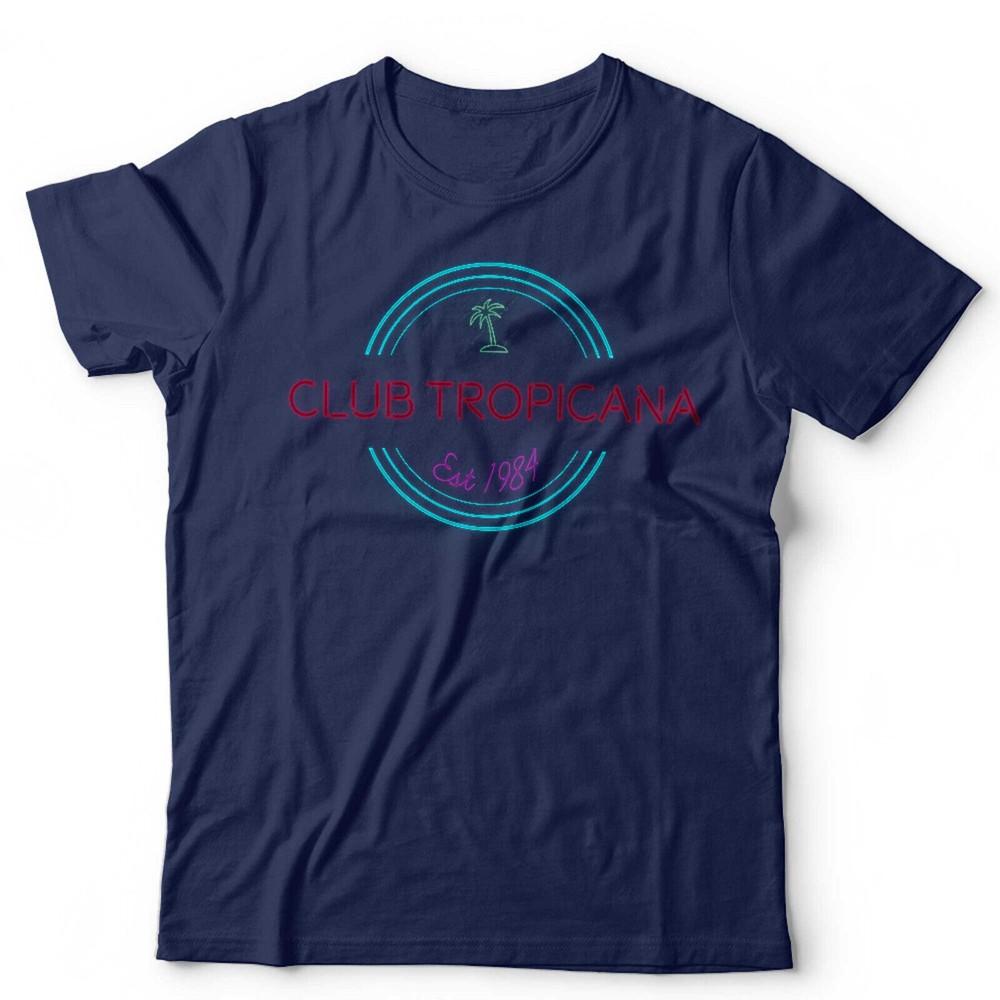 Club Tropicana T-Shirt Unisex Kinder Urlaub Wham Sommer Band Songtexte 80er Lustig