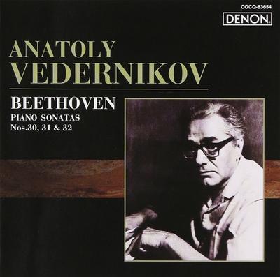 CD LUDWIG VAN BEETHOVEN, ANATOLY VEDER - Piano Sonatas Nos.30, 31 & 32 COCQ83654 Denon 2003 Japan Classical Used