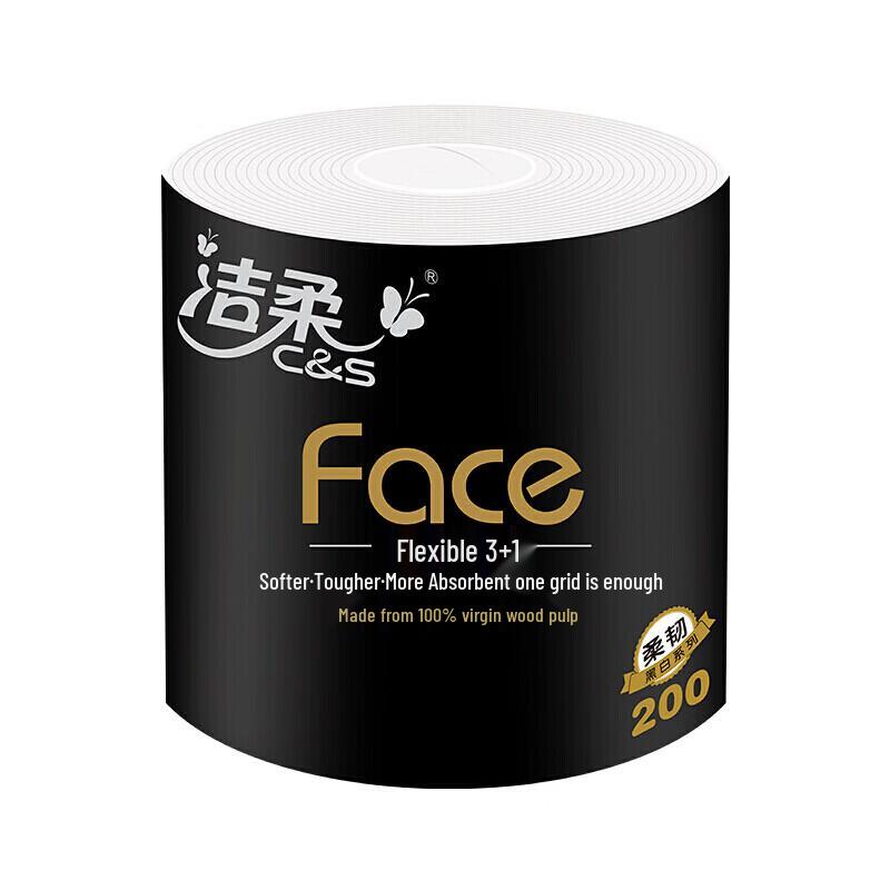 Jie Rou BlackFace 4-Ply Unscented Toilet Paper