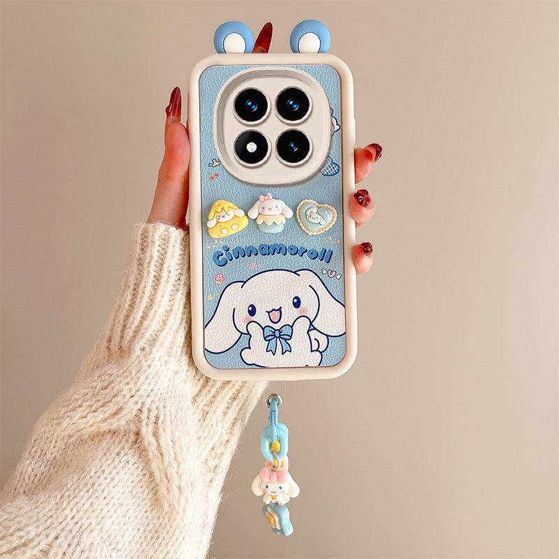 Redmi Note 14 Cross-Border Cartoon Fashion Leather Texture Ear Doll Case for Xiaomi 13Pro/13C
