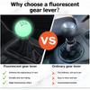 BESULEN Car Gear Shifter Head Resin 5 Speed Knob with 3 Adapters Luminous Gear