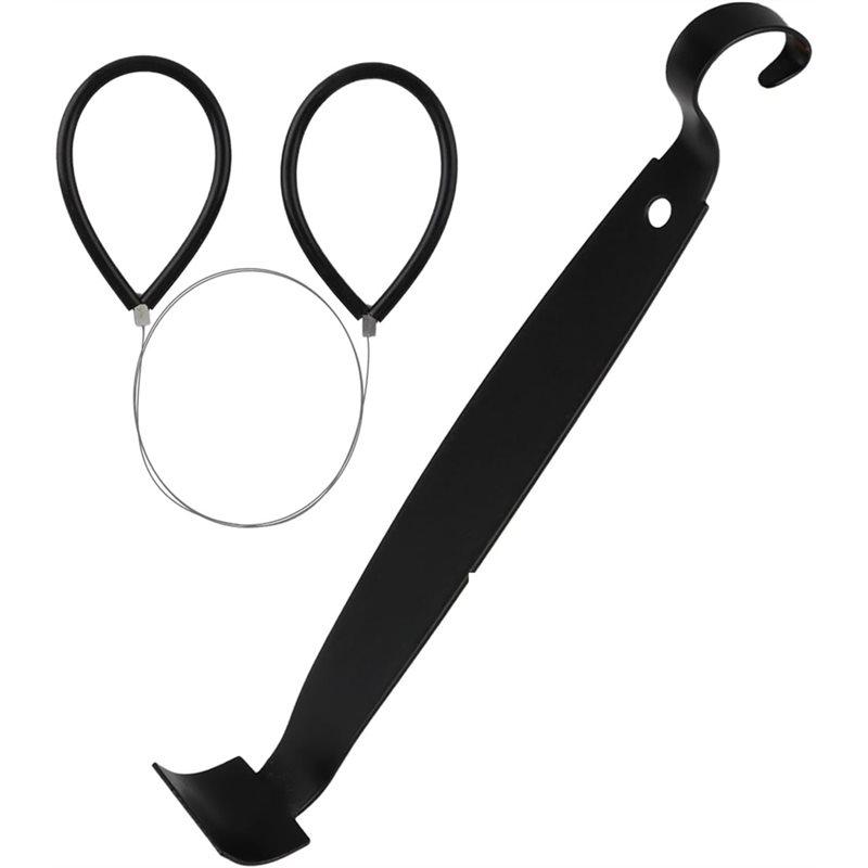 Premium-Soft Rubber Handle Cutting Tools, For Pottery Trimming Tools, Double-Ended Carbon Steel, Tools For Pottery