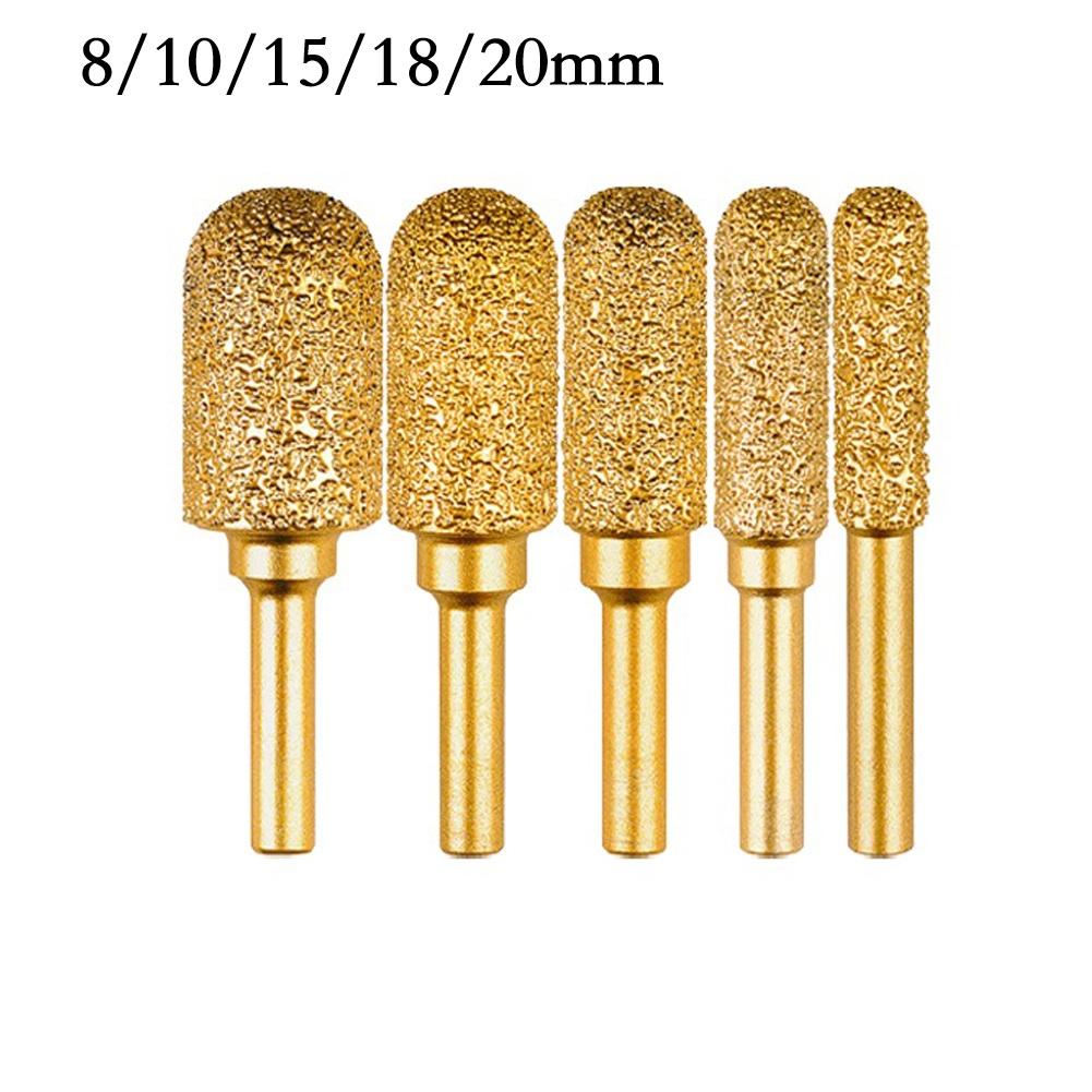 2/5Pcs 8-20mm Burr Rotary Tools Drill Grinding Head For Metal Engraving Polishing Drill Grinding Head Hand Tools