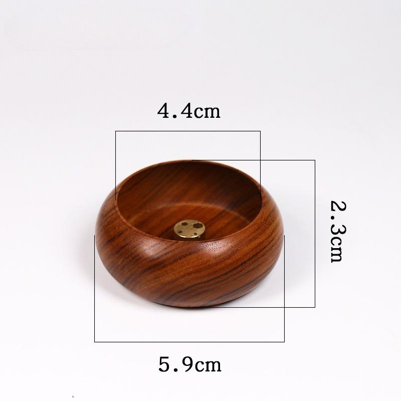 Wooden Incense Burner Mini Small Plug-in Line Incense Holder Incense Stand Table Incense Acccessories