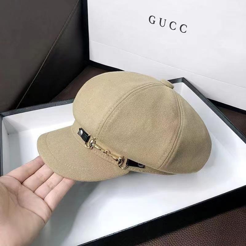 Autumn and Winter New Beret Sunshade Cap High Quality Small Fragrant Octagonal Hat Women's Versatile Trend Foreign Hat