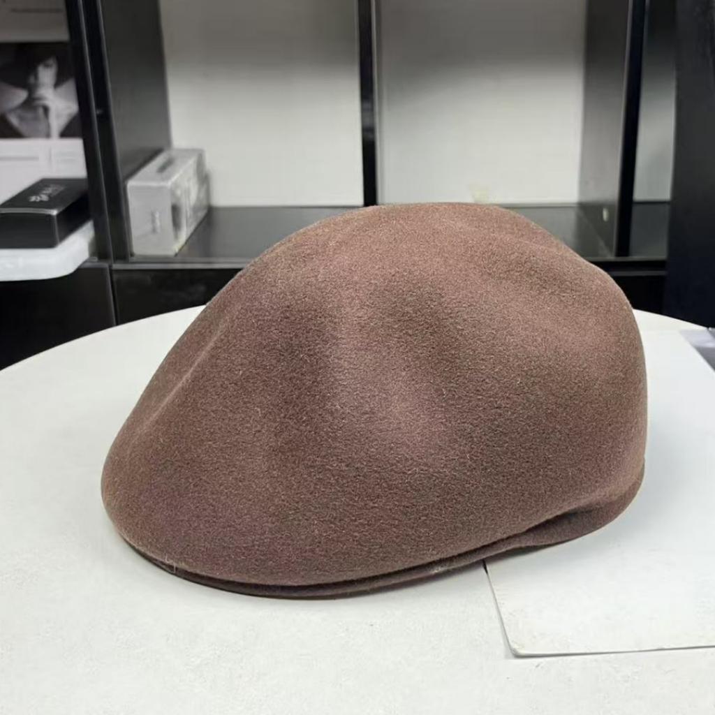 French men and women autumn and winter wool beret women British style retro painter hat versatile face peaked cap tide