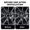Autocollants Intérieurs 56mm Cache-moyeu de Roue de Voiture Emblème Autocollant Jante pour Lexus LS LC RZ RC IS350 ES300 GS350 CT200h GX460