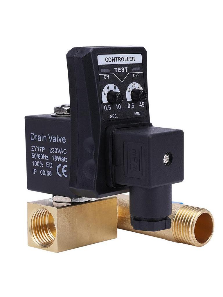 Timed Automatic Solenoid Valve for Air Compressor and Dryer