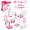 Girl Children Simulation Cosmetics Princess Makeup Lipstick Nail Play House Toy Set (Non-Smear)