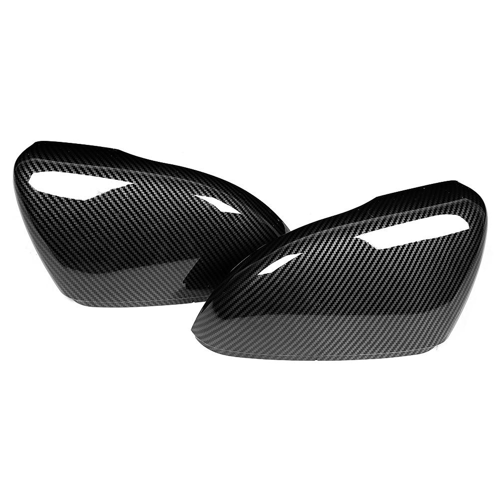 Buy ABS Carbon Fiber Print Side Rearview Mirror Cover Cap Fit for MK6