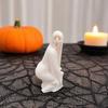 Halloween Ghost Figurine, Funny 3D Printed Scream Ghost Statue for Desk, Tabletop, Mantel, Shelf, Spooky Home Decor