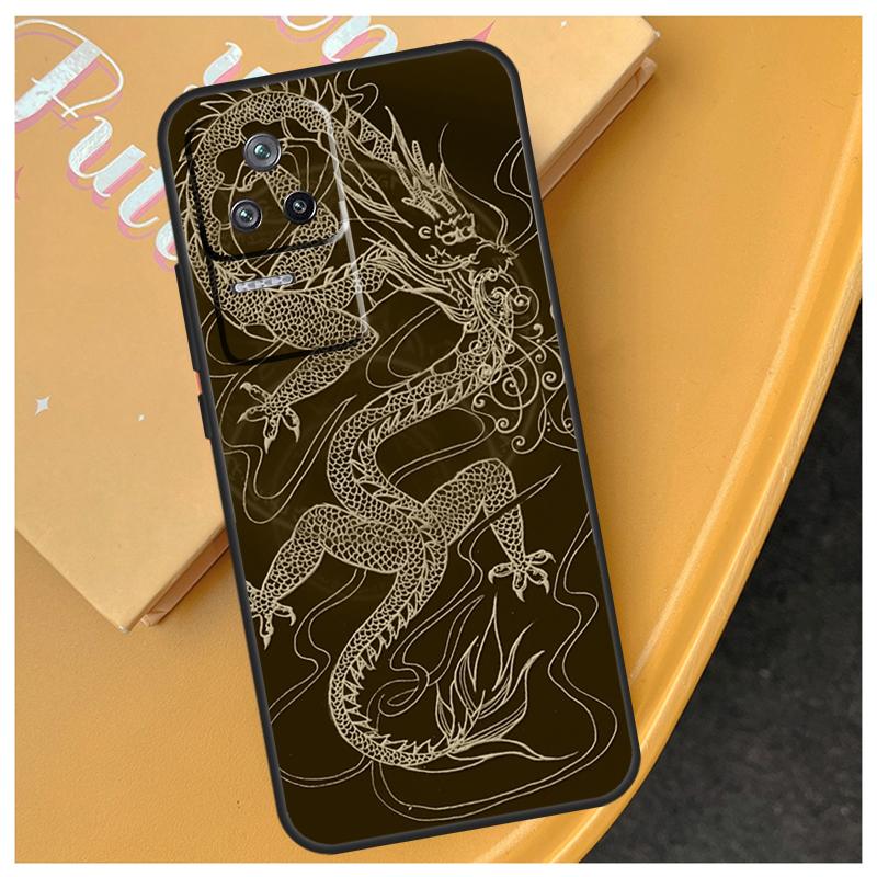 

Chinese Dragon Funda For Xiaomi 17 Pro Max 14 15 Ultra 13T 14T 15T POCO X7 X5 X6 Pro F5 F6 F7 F8 Ultra Case POCO F7 Pro