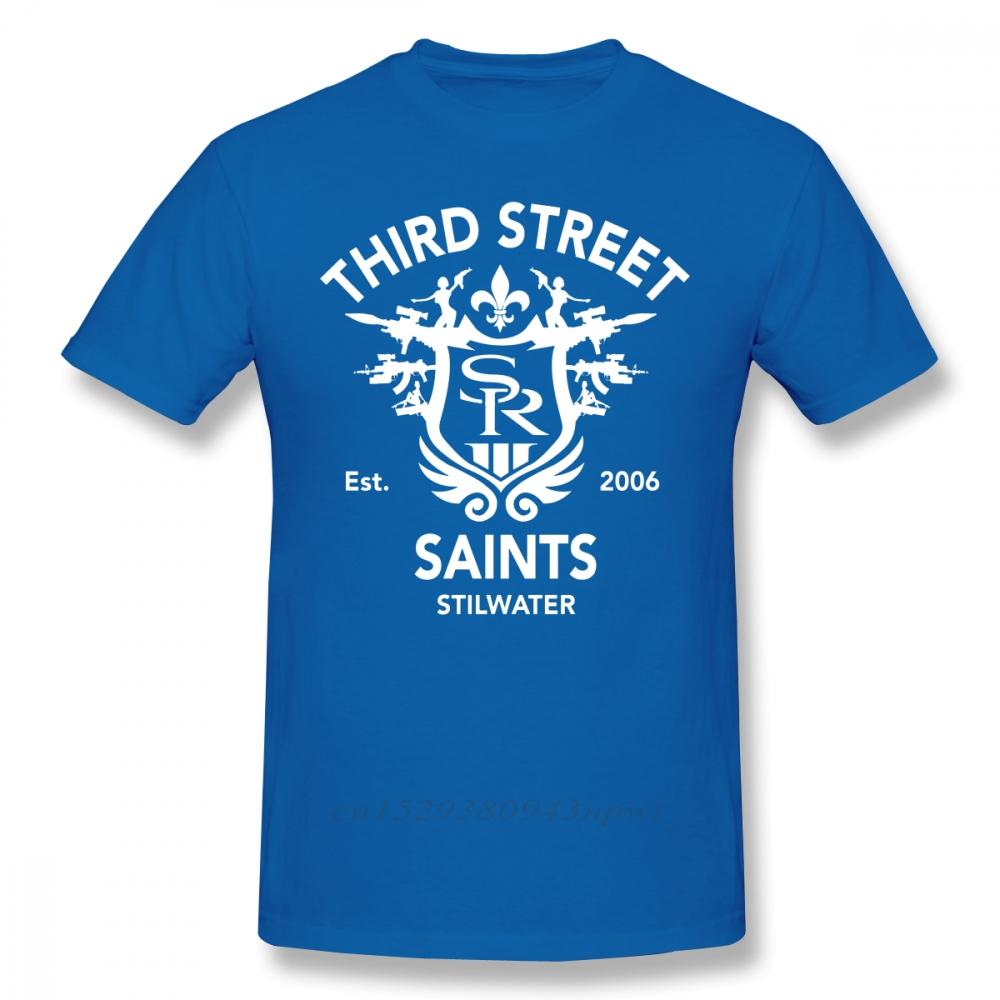 Saints Row T Shirt Saints Row 3 Tribute Emblem TShirt Fashion Tee Shirt Mens Awesome Short Sleeves 100 Cotton Tshirt