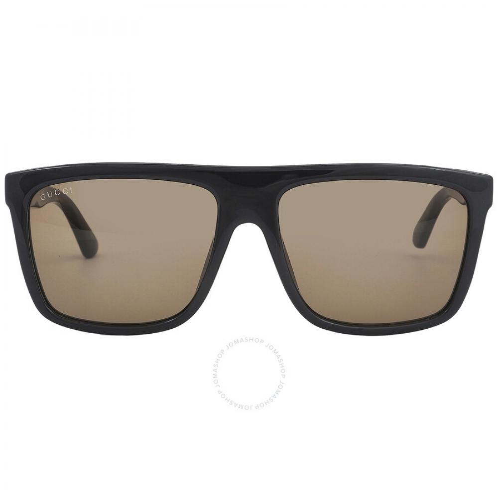 

Gucci Коричневые мужские солнцезащитные очки Browline GG0748S 002 59