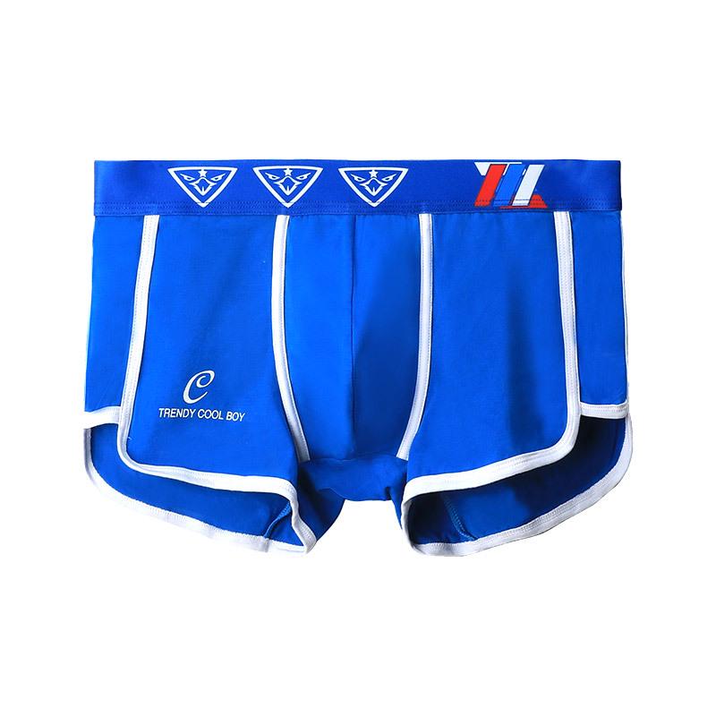 Men's Pure Cotton Boxer Briefs: Mid-Rise, Trendy, Comfortable, Breathable Summer Shorts